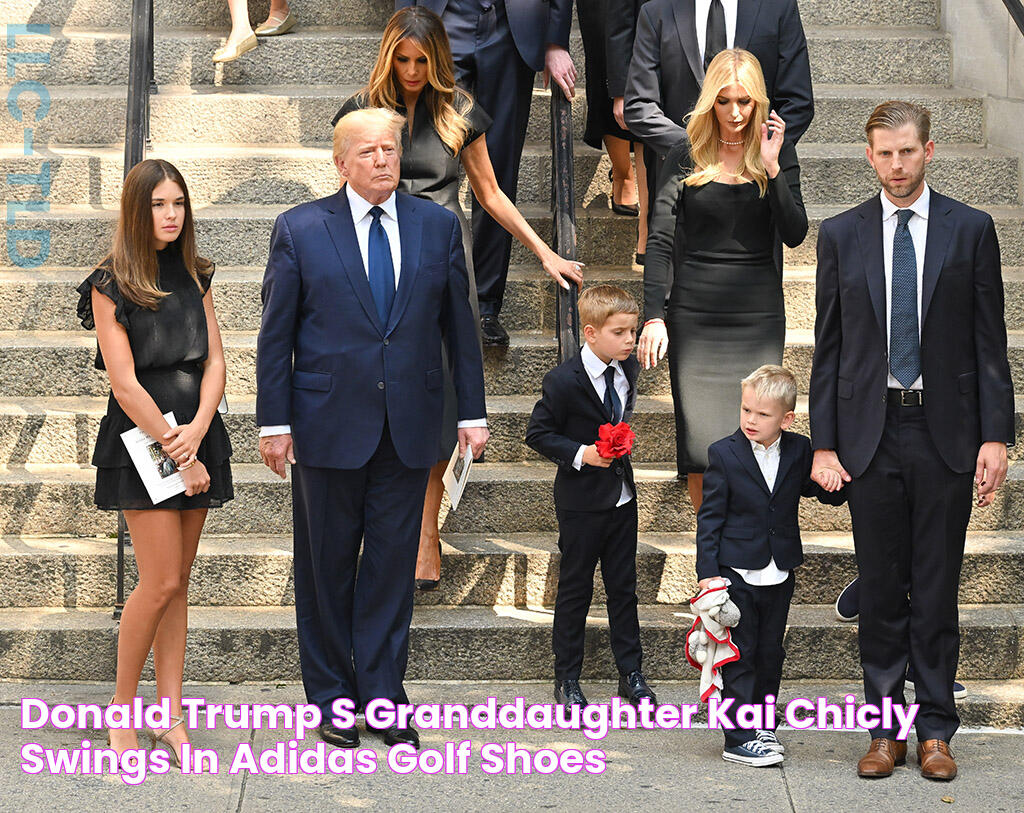 Donald Trump's Granddaughter Kai Chicly Swings In Adidas Golf Shoes