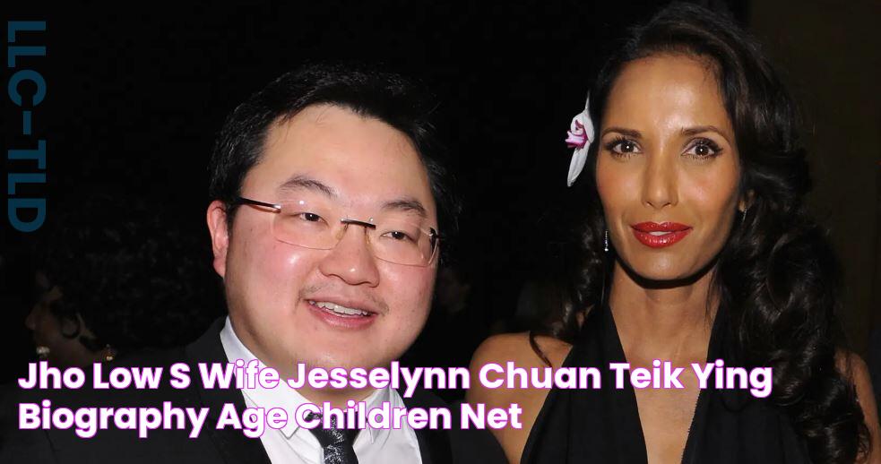 Jho Low's Wife, Jesselynn Chuan Teik Ying Biography Age, Children, Net