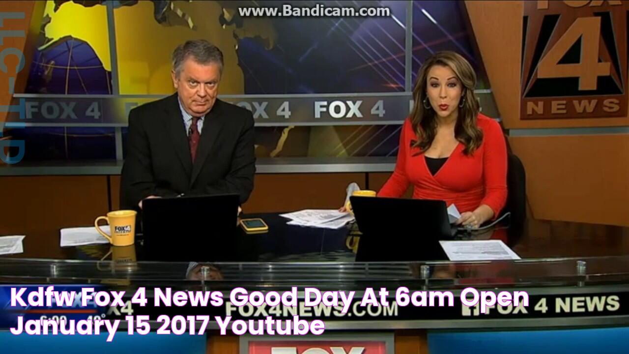 KDFW Fox 4 News "Good Day" at 6am open January 15, 2017 YouTube