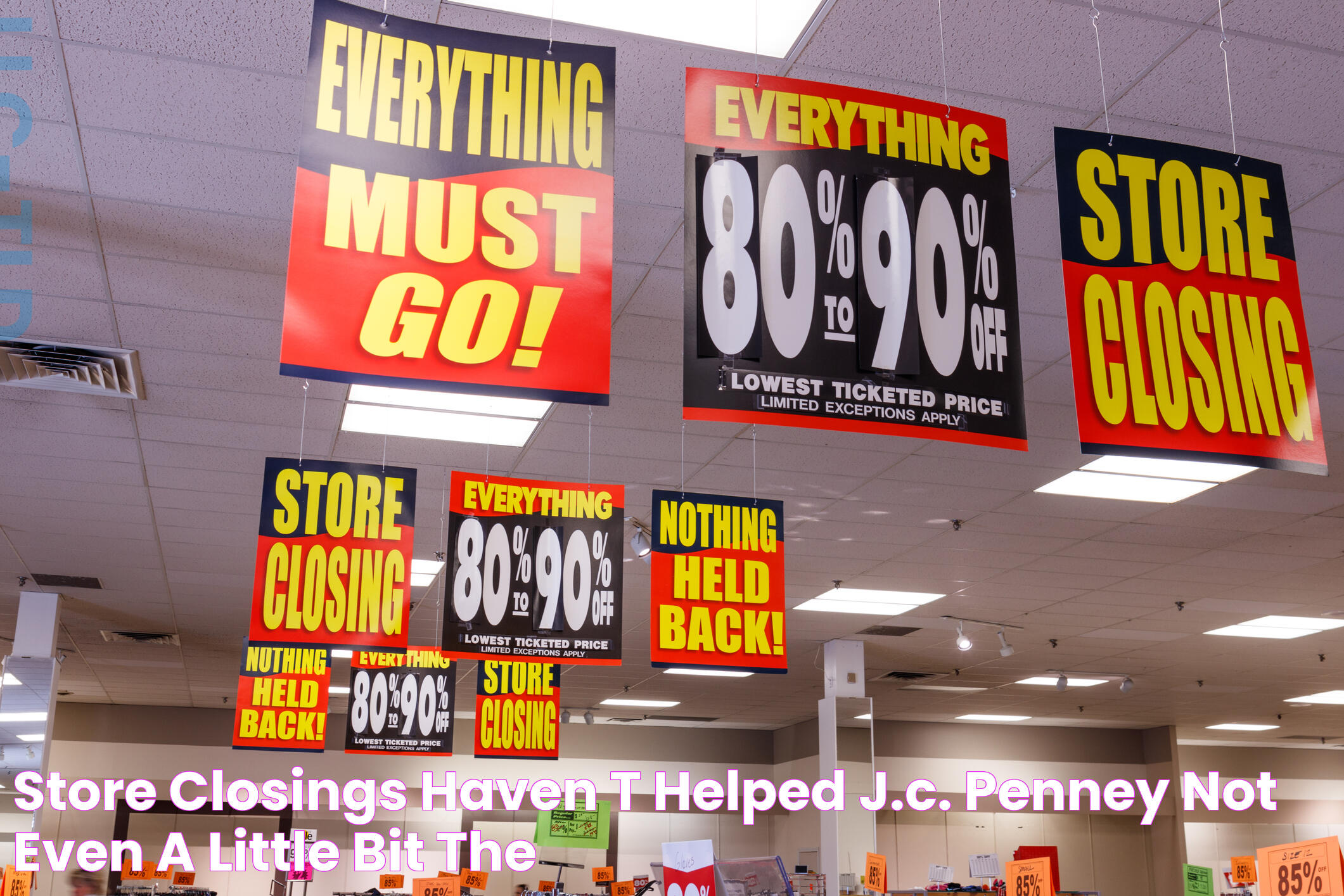 Store Closings Haven't Helped J.C. Penney, Not Even a Little Bit The