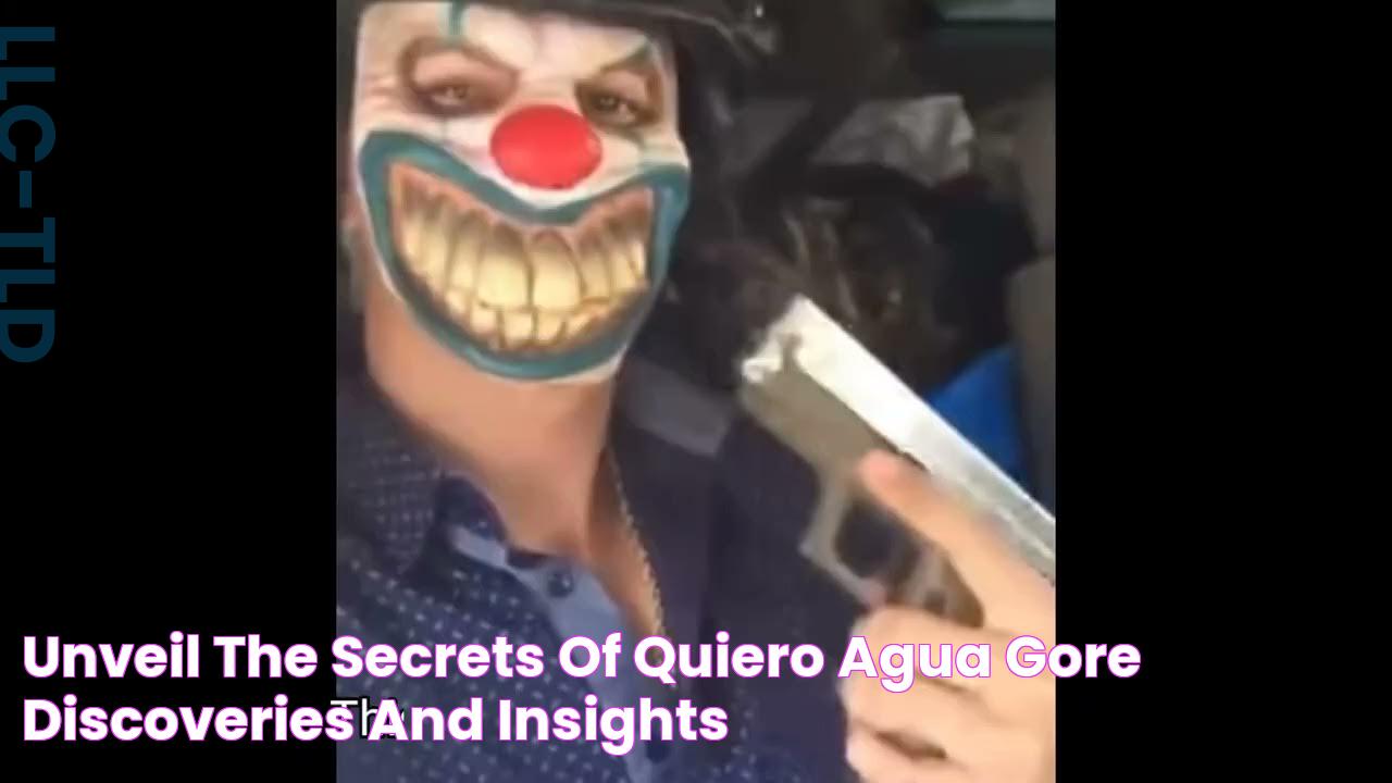 Descubre La Sangrienta Verdad Detrs De "quiero Agua Gore"