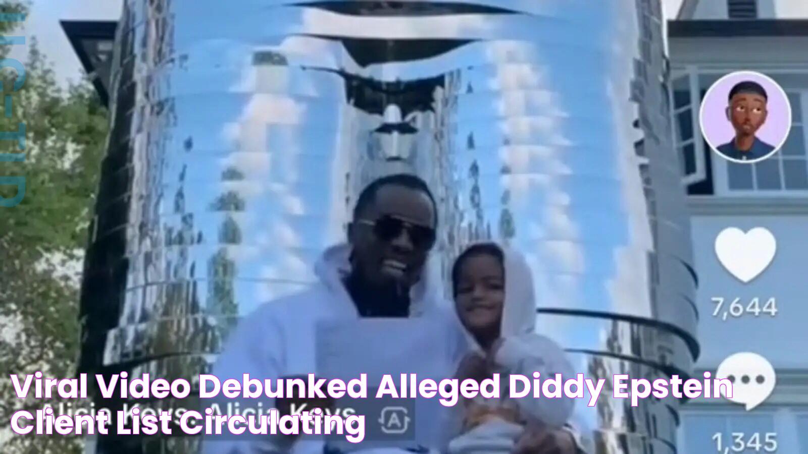 Viral video debunked Alleged Diddy ‘Epstein Client List’ circulating