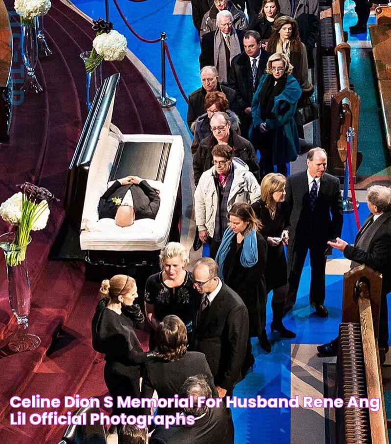 Celine Dion's Memorial for Husband Rene Angélil Official Photographs