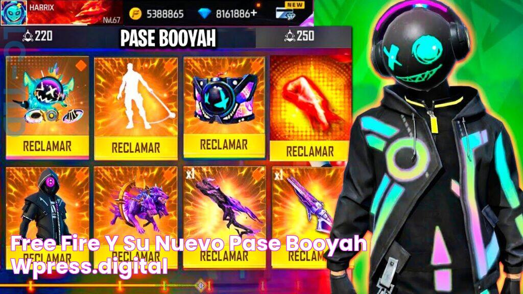 Free fire y su nuevo pase "booyah" Wpress.digital