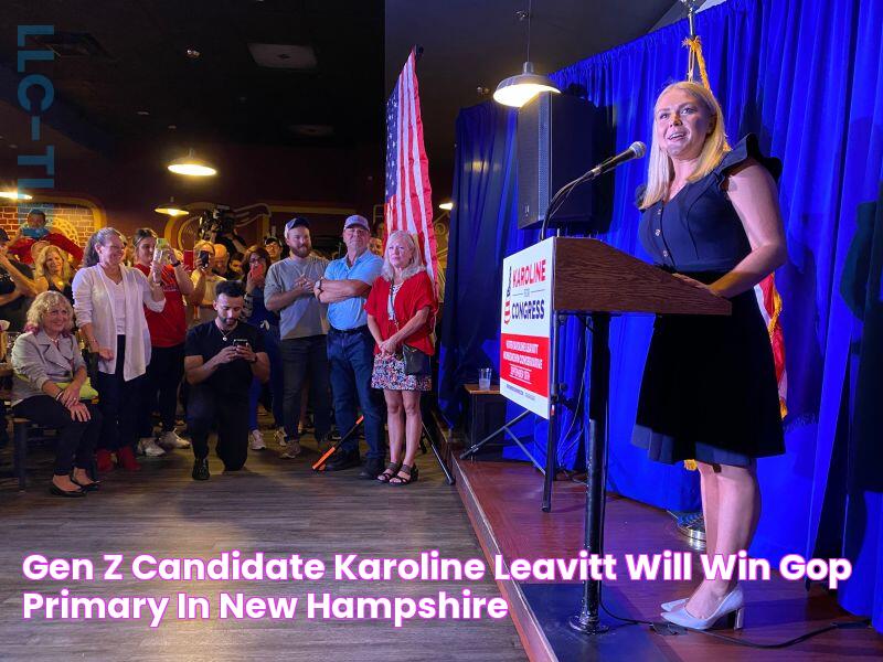 Gen Z candidate Karoline Leavitt will win GOP primary in New Hampshire