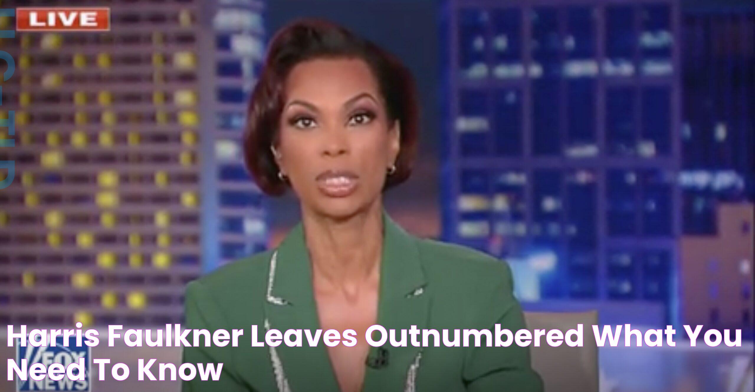 Harris Faulkner Bids Farewell To "Outnumbered"