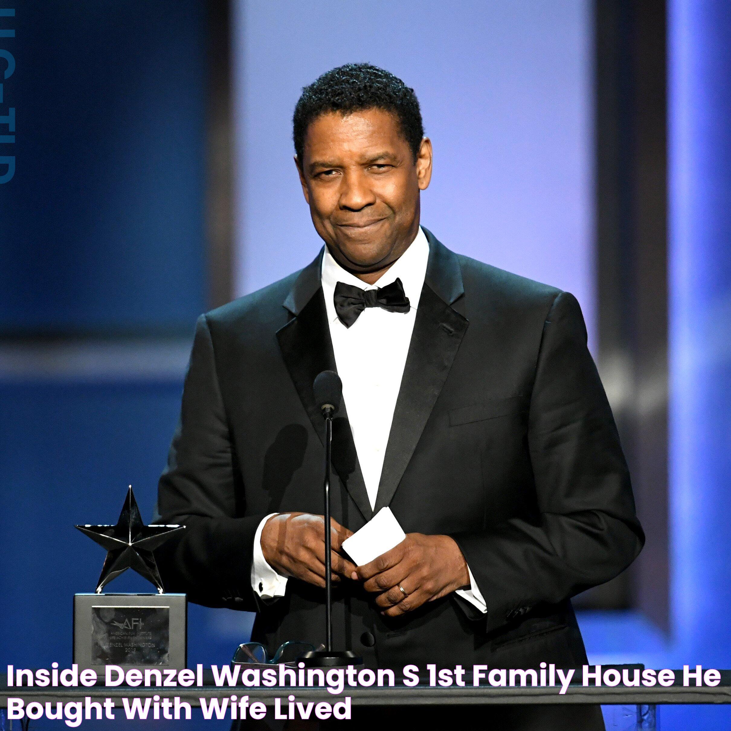 Inside Denzel Washington’s 1st Family House He Bought with Wife & Lived