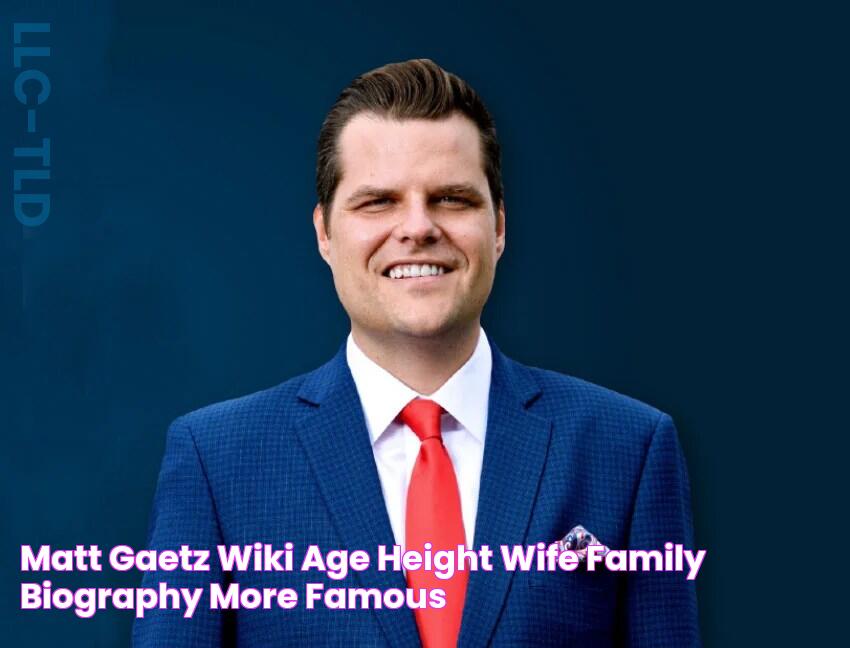 Everything You Need To Know About Matt Gaetz's Height: Uncovered Facts