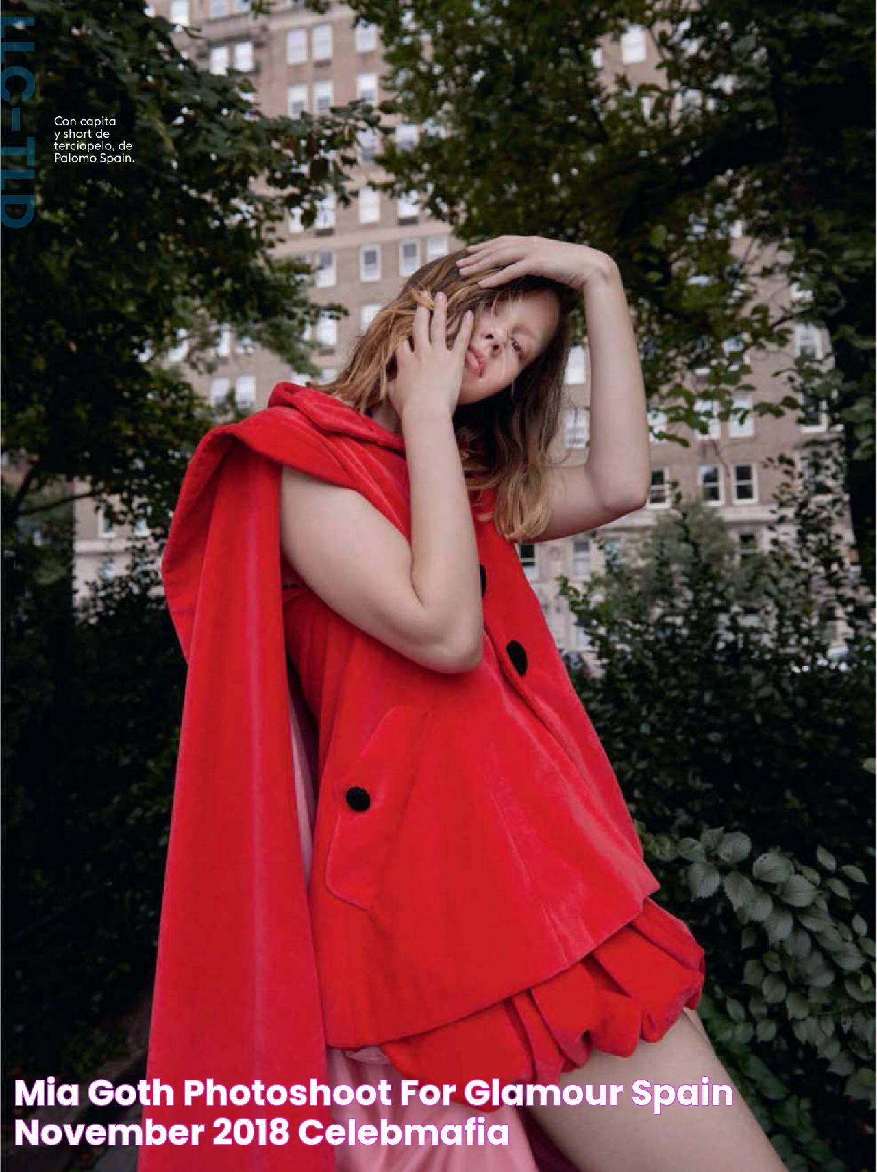 Mia Goth Photoshoot for Glamour Spain November 2018 • CelebMafia