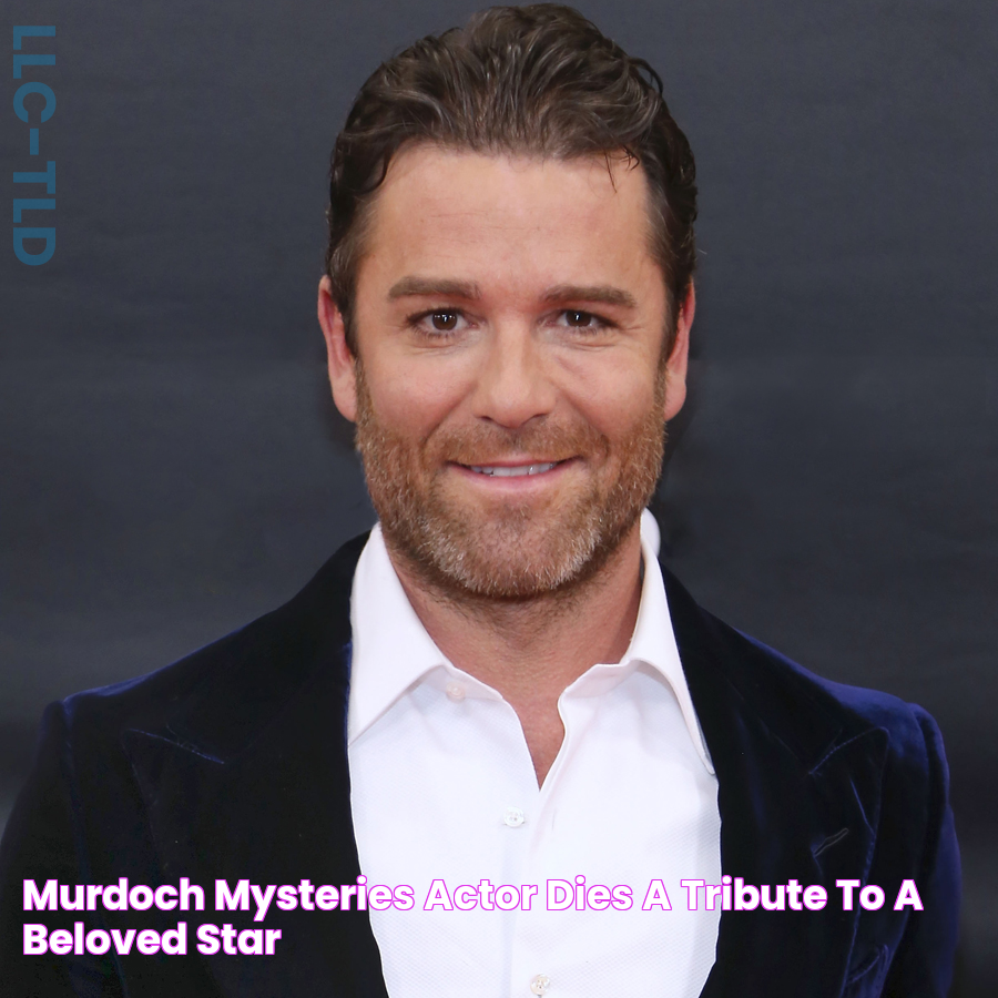 Tragic News: Murdoch Mysteries Actor's Untimely Demise