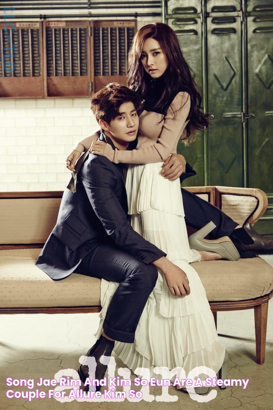 Song Jae Rim and Kim So Eun are a steamy couple for "Allure" Kim so