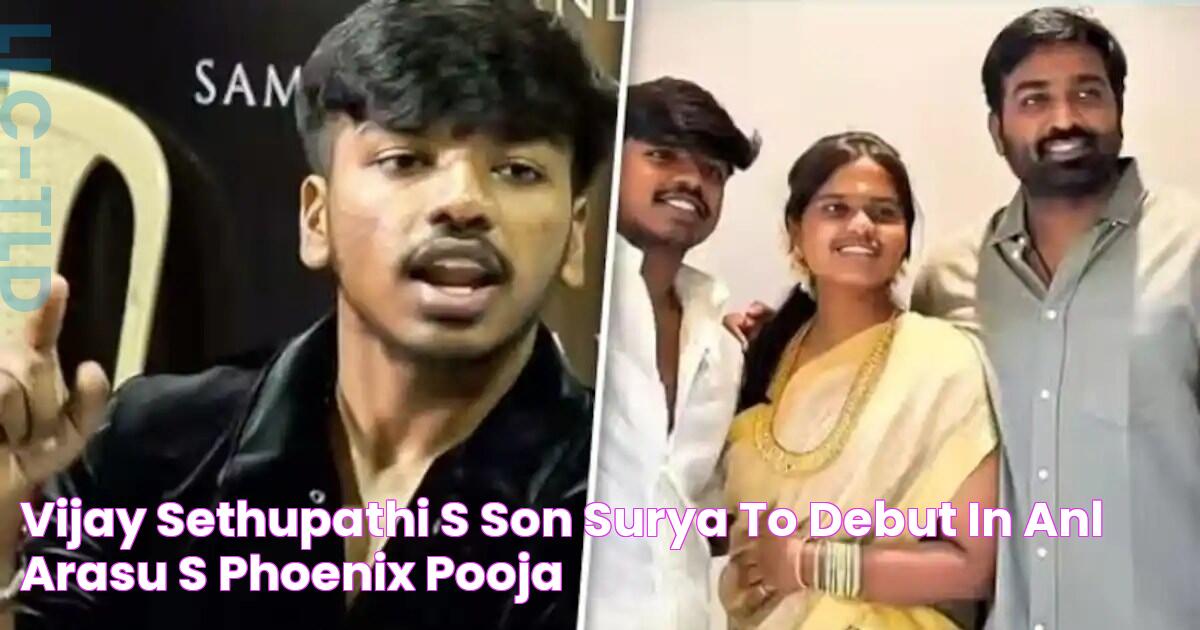 Vijay Sethupathi's son Surya to debut in Anl Arasu's 'Phoenix'; pooja