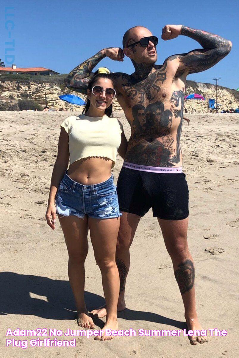 Adam22, No Jumper, beach, summer, lena the plug, girlfriend