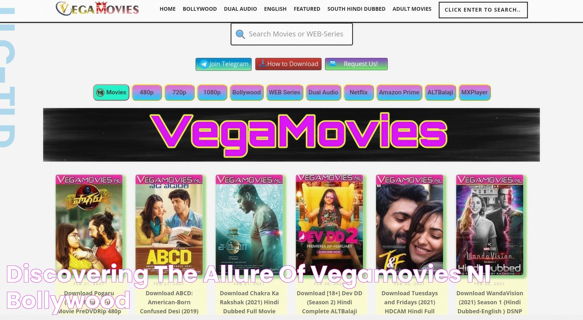 Discovering The Allure Of Vegamovies NL Bollywood