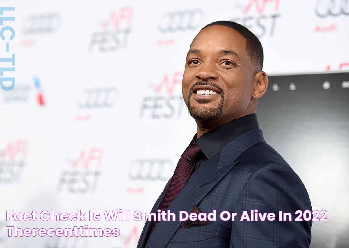 Fact Check Is Will Smith Dead Or Alive In 2022? TheRecentTimes