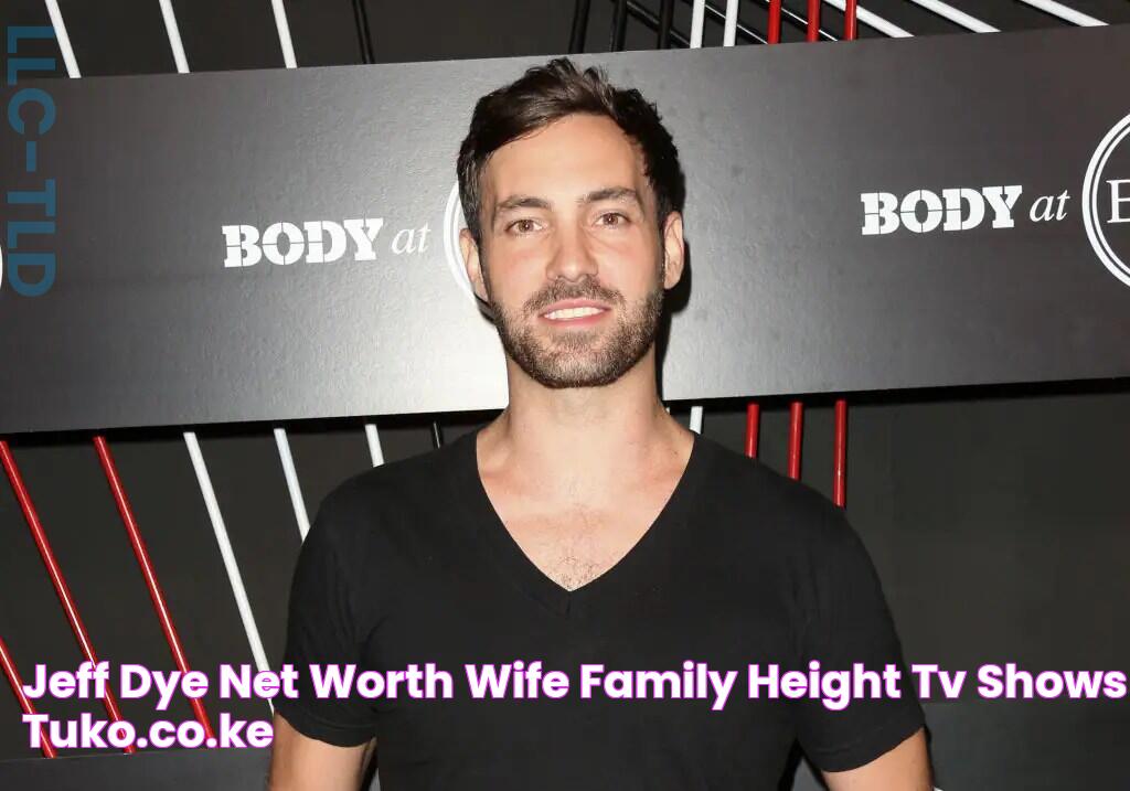 Jeff Dye net worth, wife, family, height, TV shows Tuko.co.ke