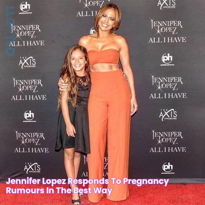 Jennifer Lopez responds to pregnancy rumours in the best way