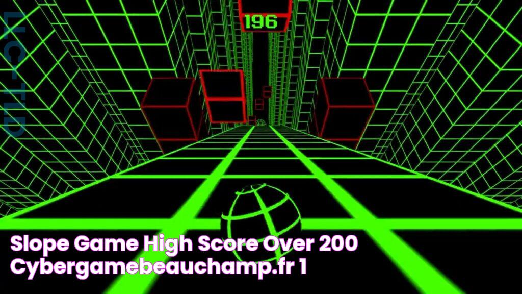 Slope Game High Score Over 200! cybergamebeauchamp.fr