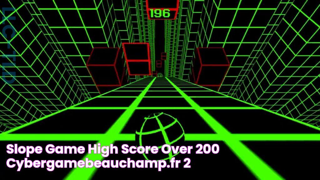 Slope Game High Score Over 200! cybergamebeauchamp.fr