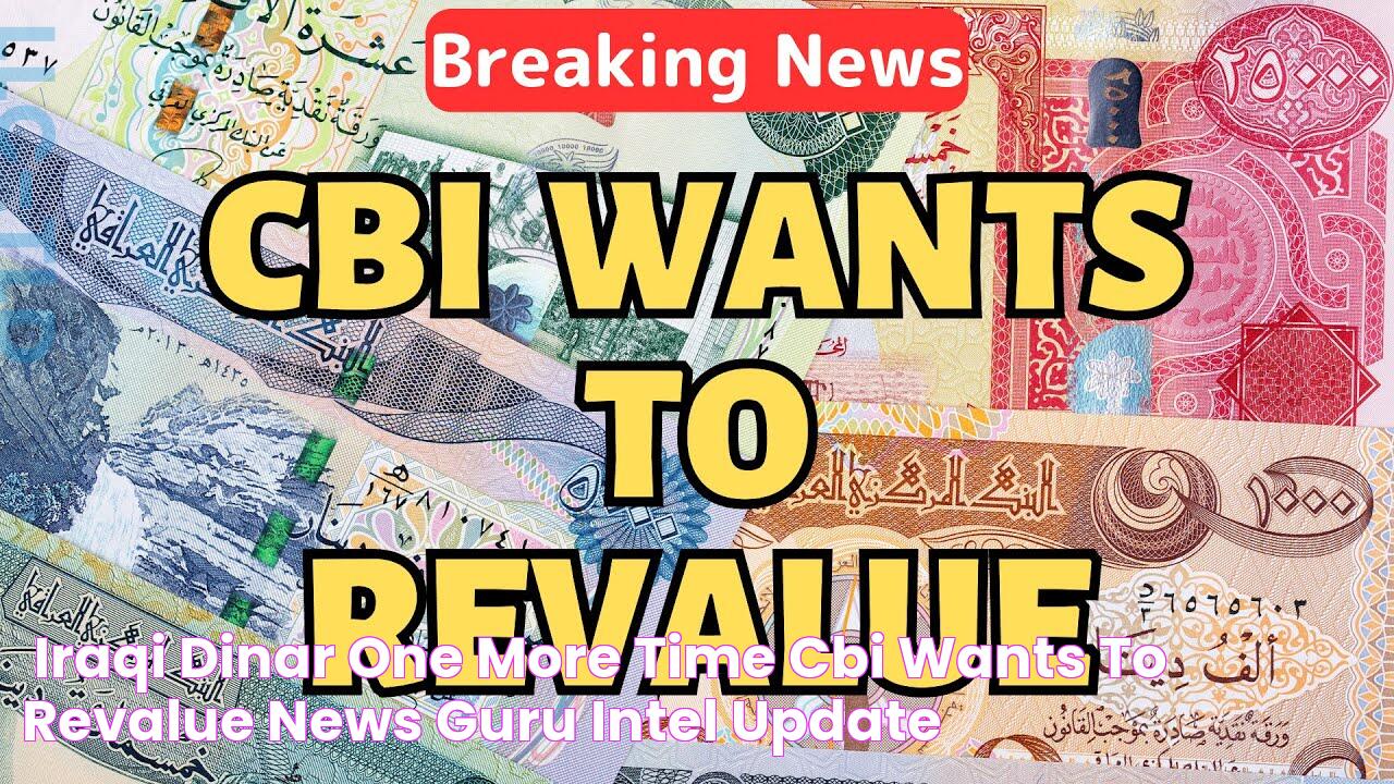 BREAKING: Iqd Revalued Live To 3.47 Vs. USD