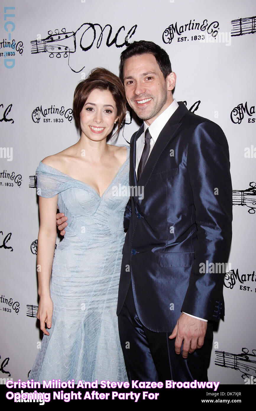 Cristin Milioti and Steve Kazee Broadway opening night after party for