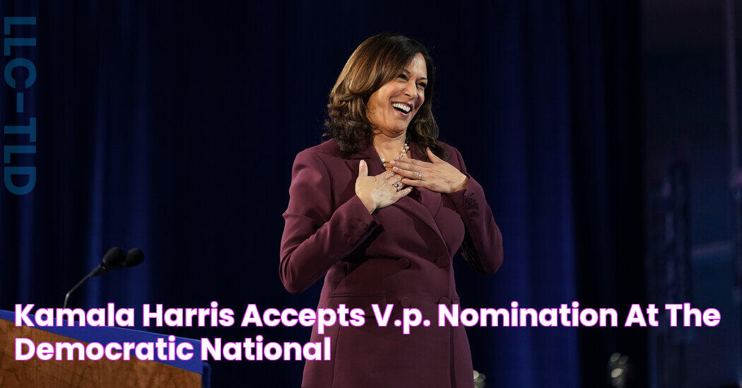 Kamala Harris Accepts V.P. Nomination at the Democratic National