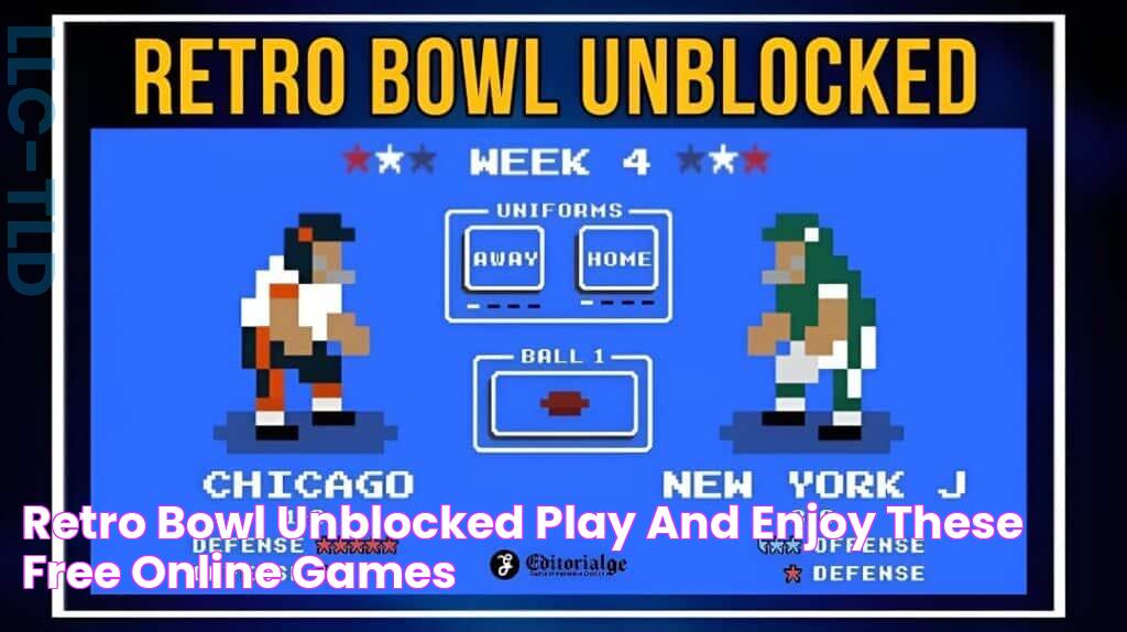 Retro Bowl Unblocked Play and Enjoy These Free Online Games