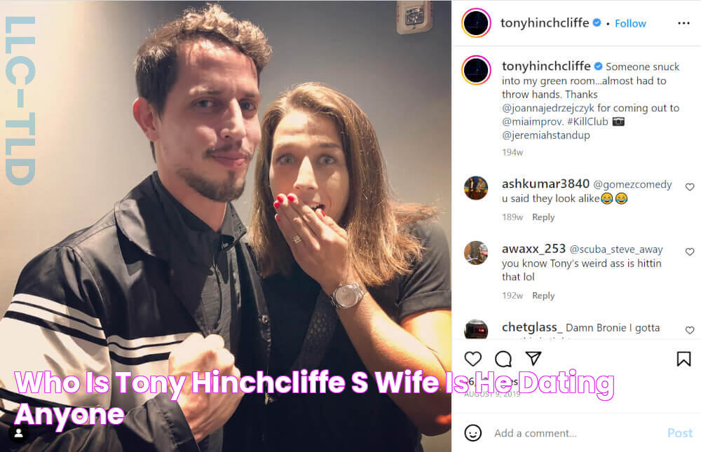 Who is Tony Hinchcliffe's Wife? Is He Dating Anyone?