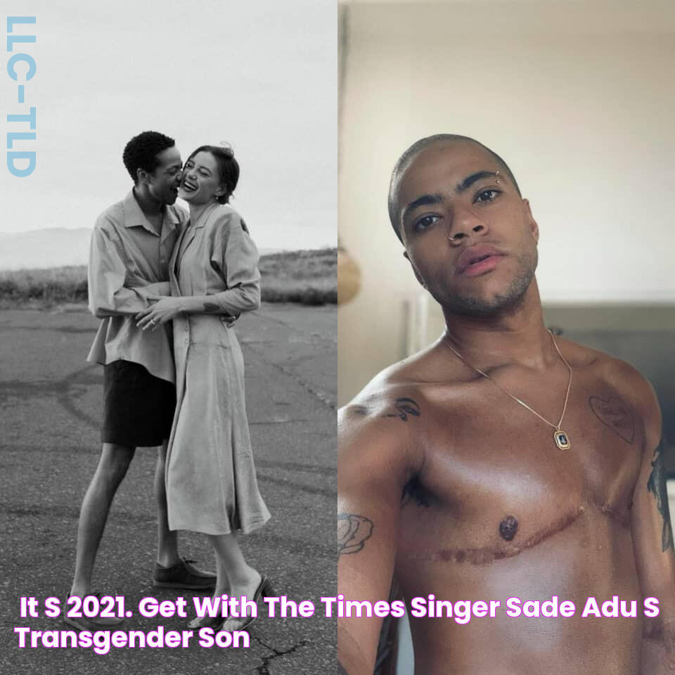 "It's 2021. Get with the times" Singer, Sade Adu's transgender son