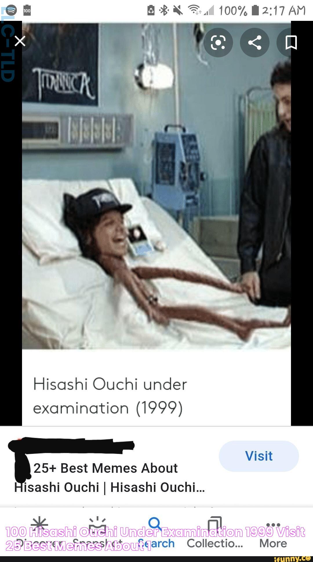 100 Hisashi Ouchi under examination (1999) Visit 25+ Best Memes About