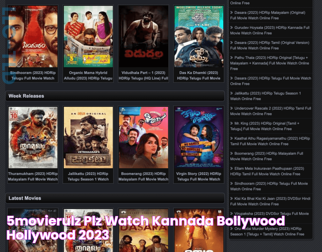 5Movierulz Plz Watch Kannada, Bollywood, Hollywood 2023