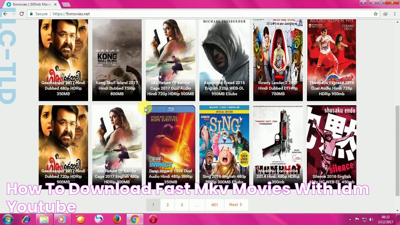 HOW TO DOWNLOAD FAST MKV MOVIES WITH IDM YouTube