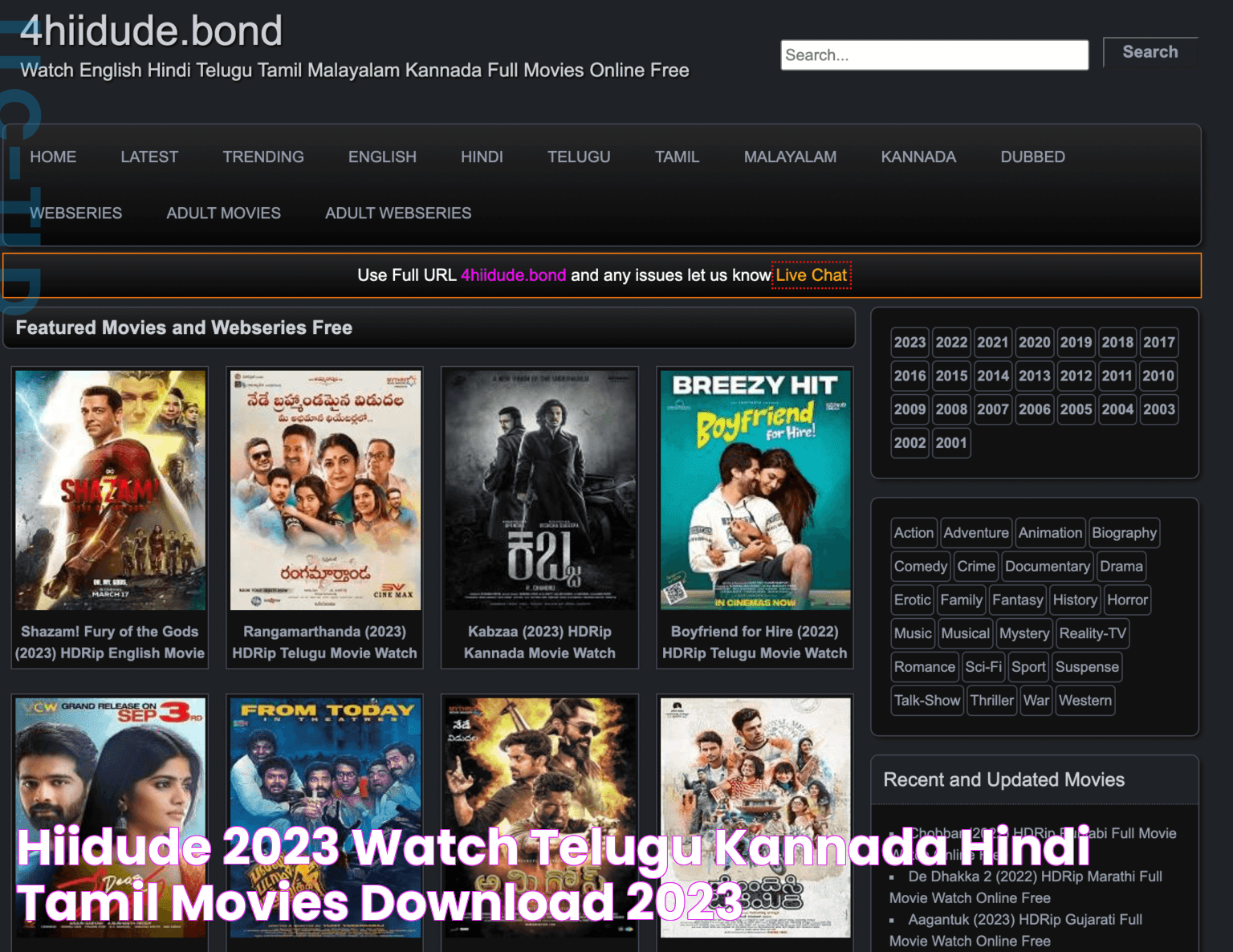 Discover The Latest Kannada Movies On 5Movierulz.com In 2023