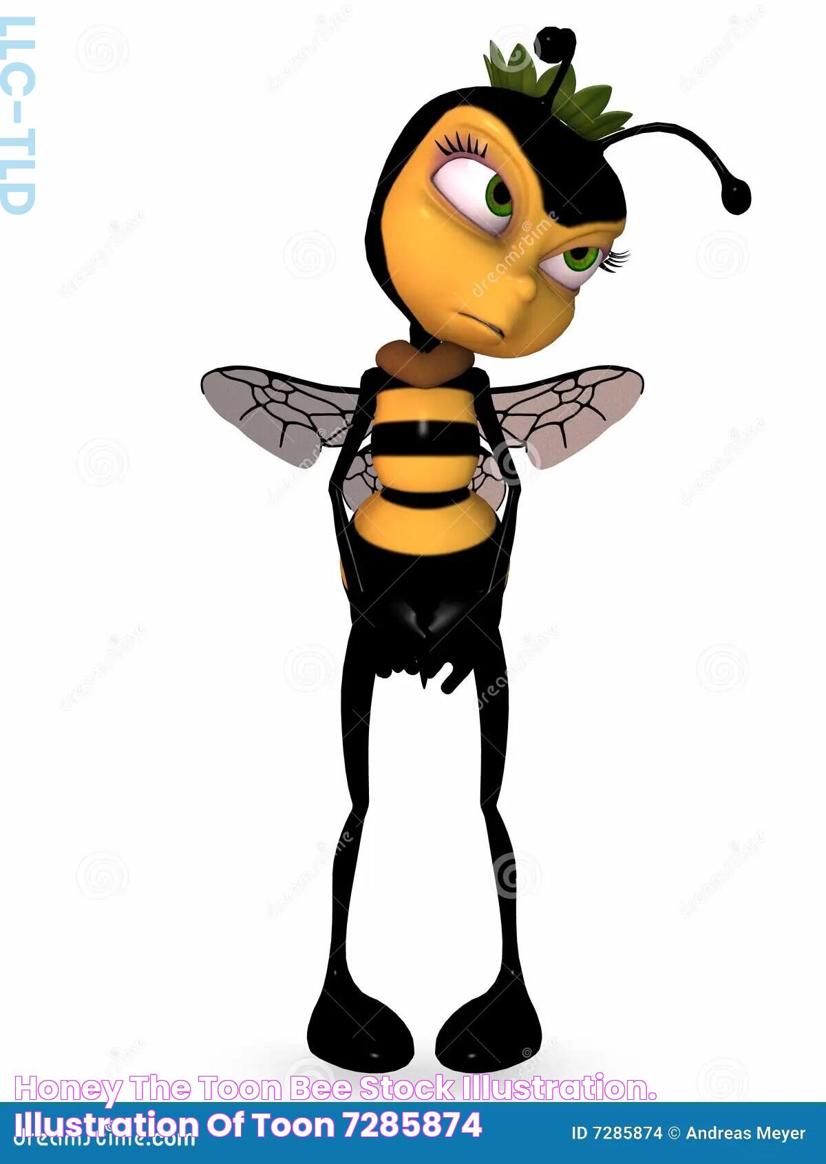 Honey the Toon Bee stock illustration. Illustration of toon 7285874