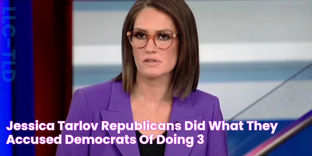 Jessica Tarlov Republicans did what they accused Democrats of doing