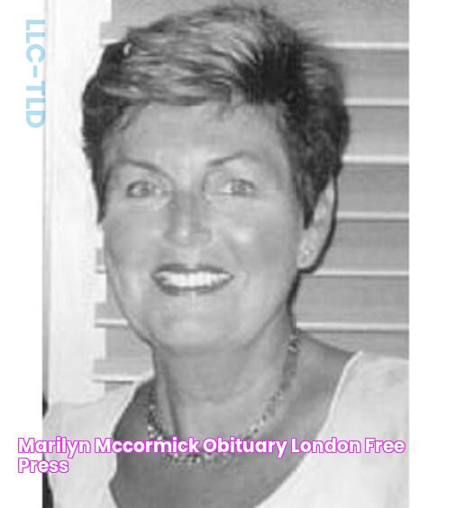 Marilyn McCORMICK Obituary London Free Press