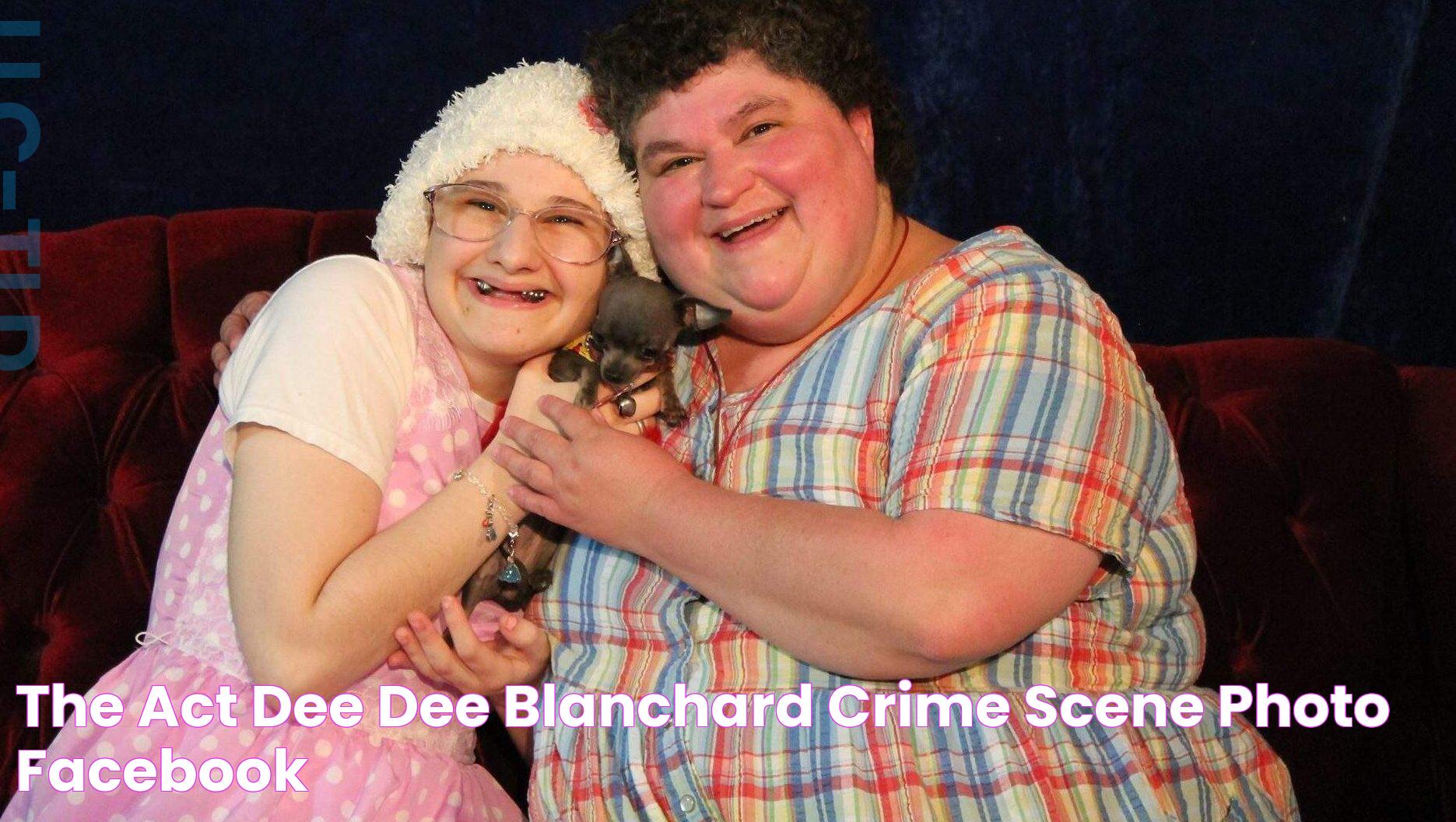 The Act Dee Dee Blanchard Crime Scene Photo & Facebook