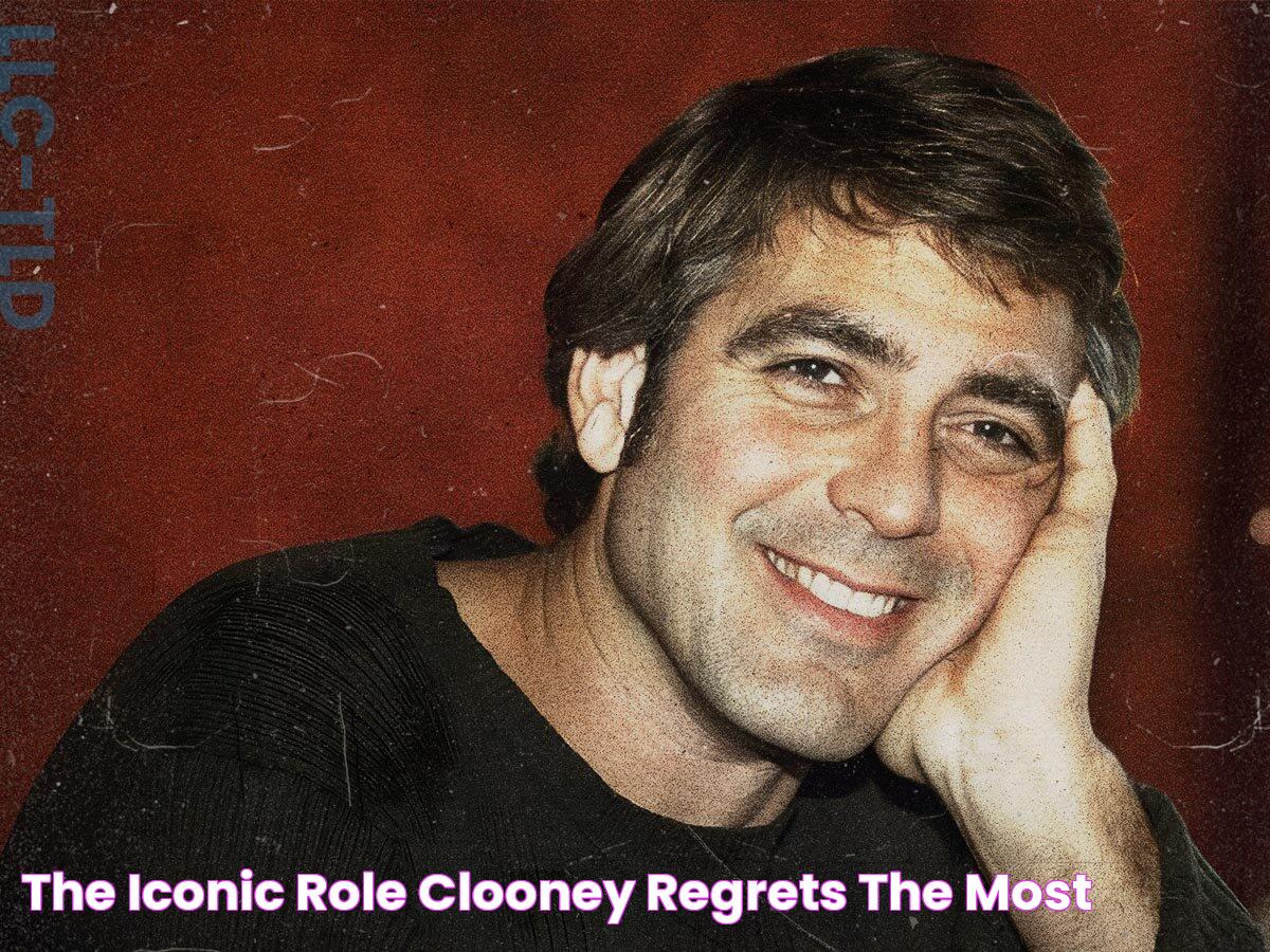 The iconic role Clooney regrets the most