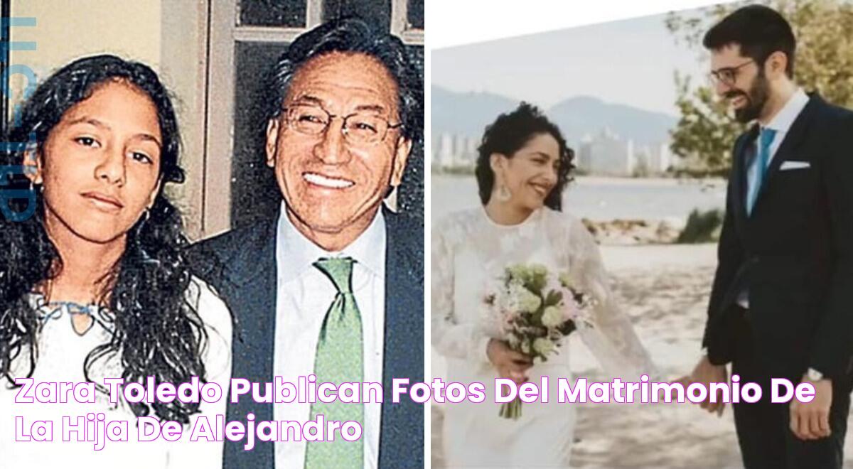 Zaraí Toledo publican fotos del matrimonio de la hija de Alejandro