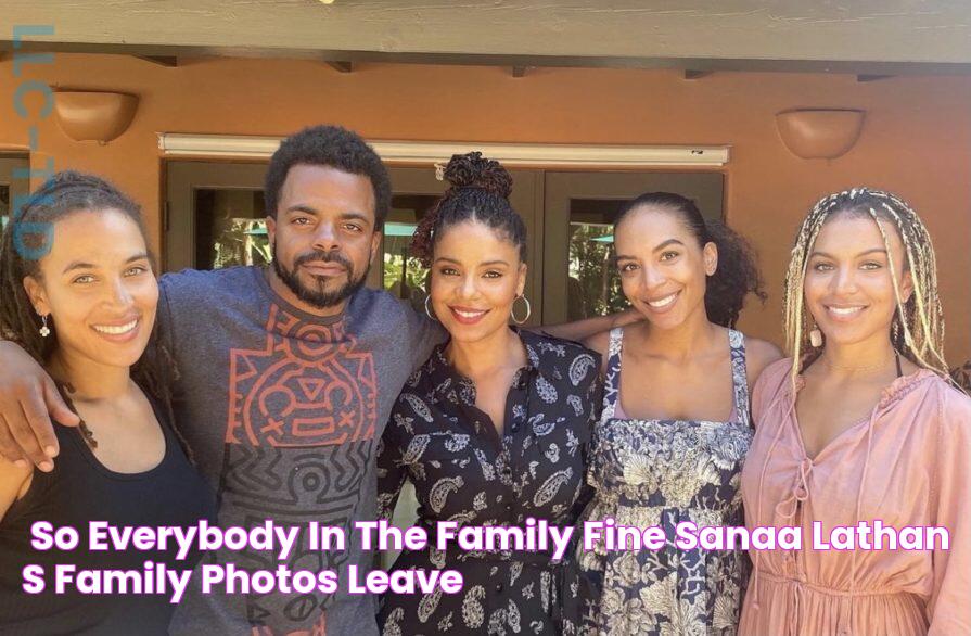 ‘So Everybody in the Family Fine’ Sanaa Lathan's Family Photos Leave