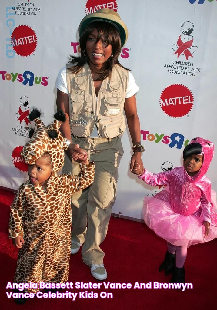 Angela Bassett, Slater Vance, and Bronwyn Vance Celebrity Kids on