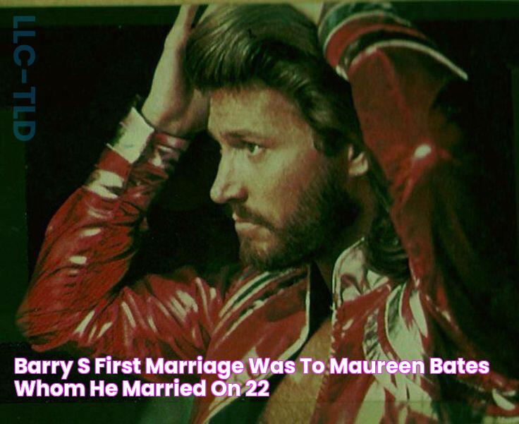 Barry's first marriage was to Maureen Bates, whom he married on 22