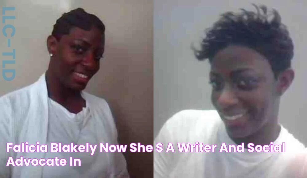 Falicia Blakely now She's a writer and social advocate in