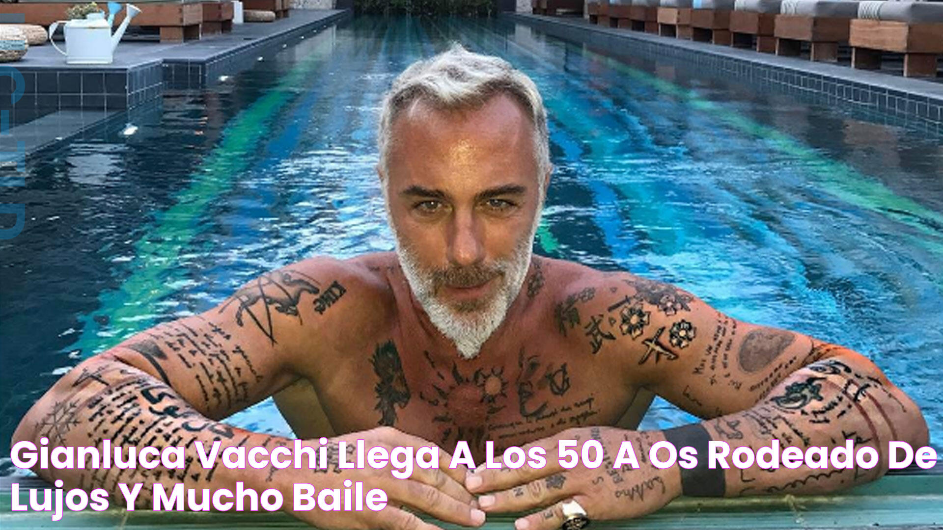 Gianluca Vacchi llega a los 50 años rodeado de lujos y mucho baile