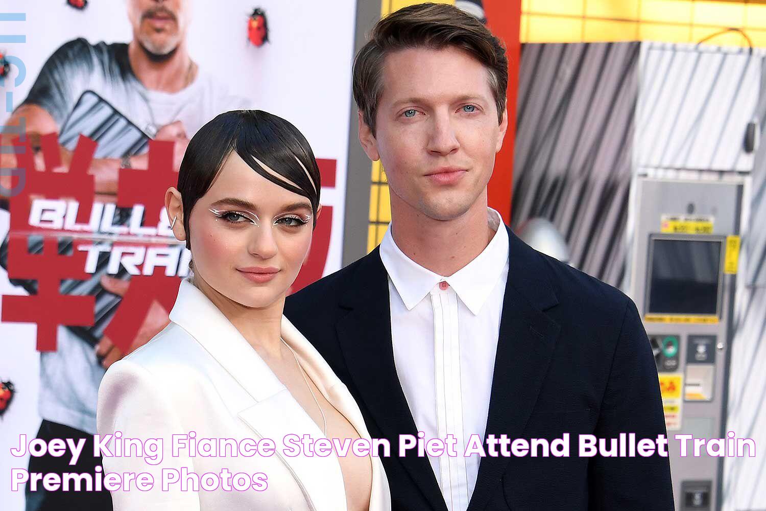 Joey King, Fiance Steven Piet Attend Bullet Train Premiere Photos