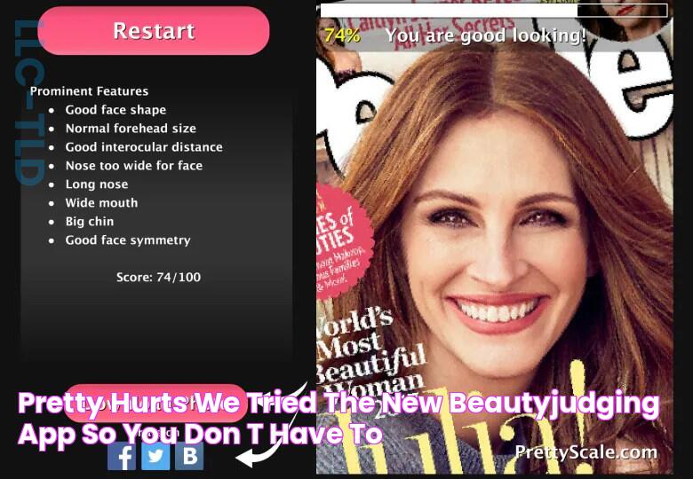 Pretty Hurts We tried the new beautyjudging app so you don't have to