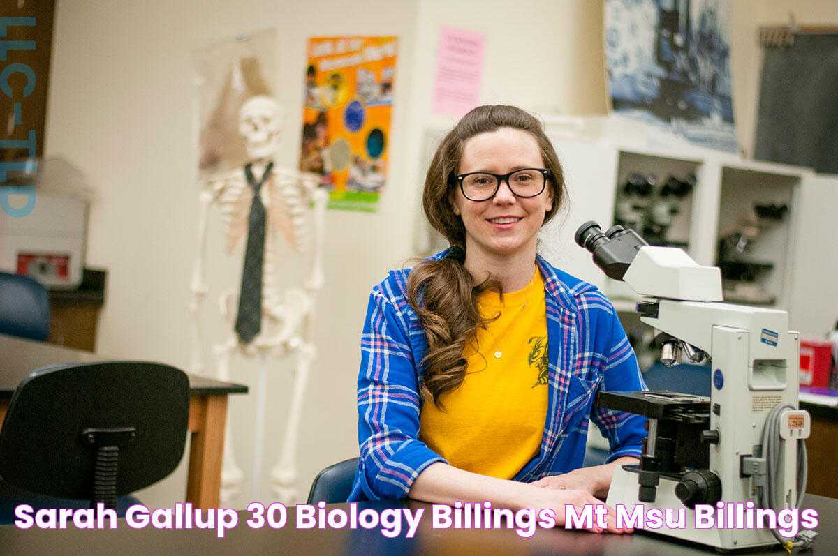 Sarah Gallup, 30 Biology Billings, MT MSU Billings