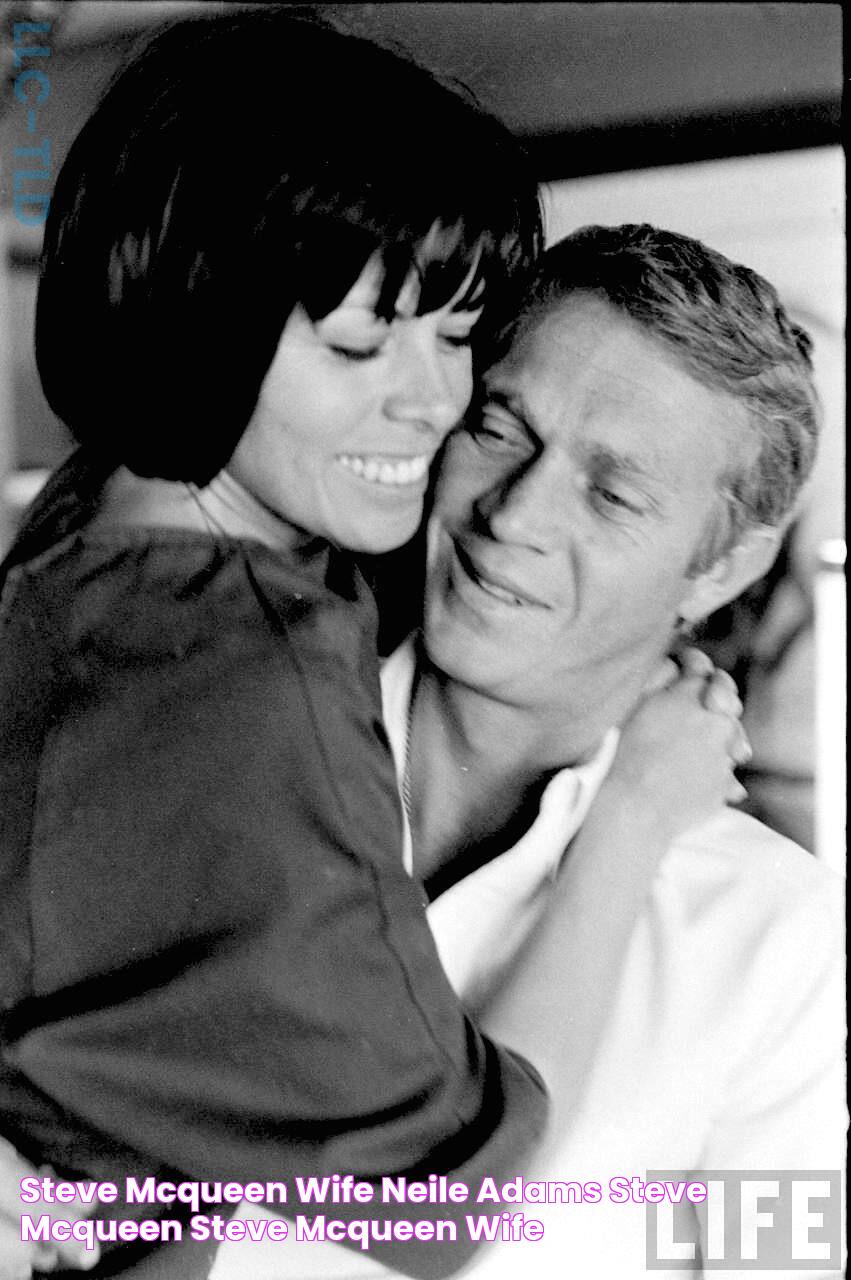 Steve McQueen & wife Neile Adams Steve mcqueen, Steve mcqueen wife