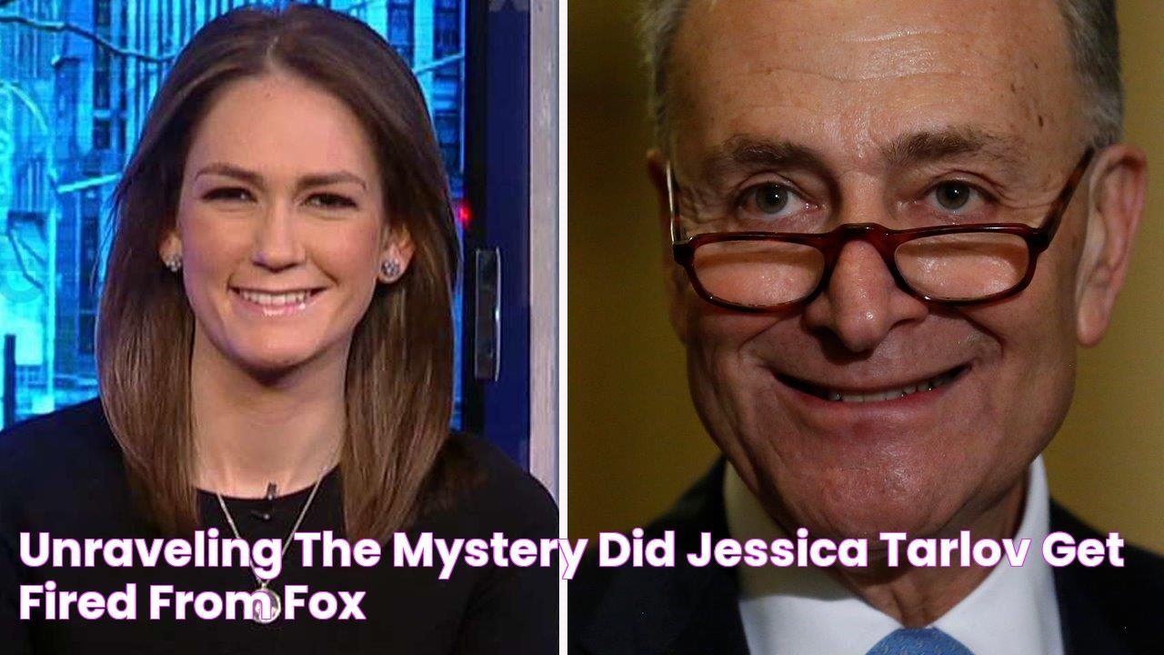 Unraveling The Mystery Did Jessica Tarlov Get Fired From Fox?