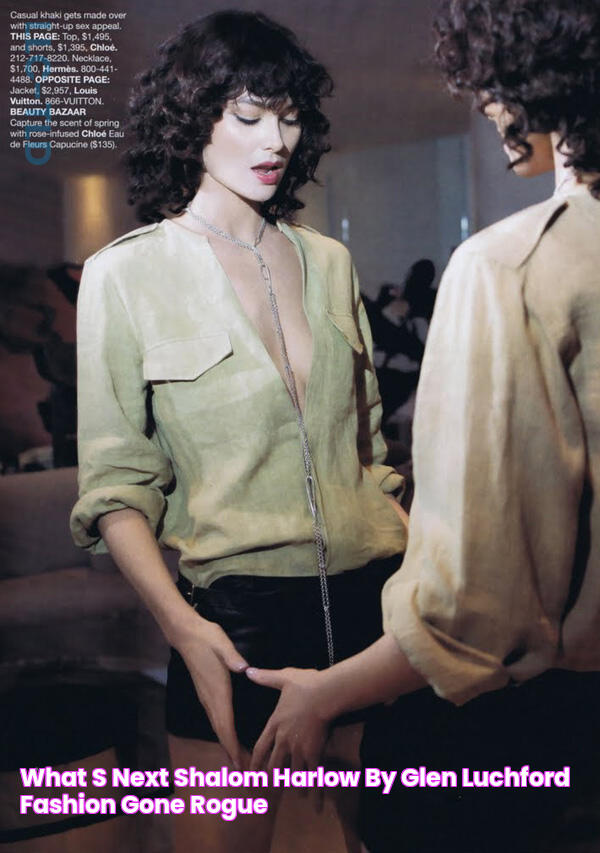 What's Next Shalom Harlow by Glen Luchford Fashion Gone Rogue